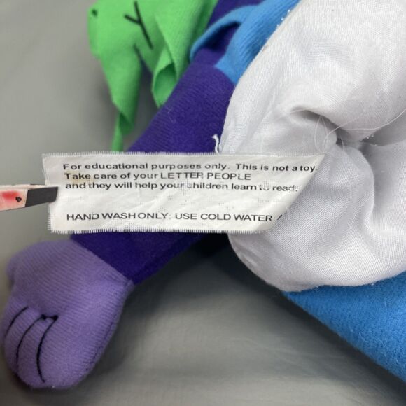 The Letter People Ms Yodeling Yawn Y Puppet Alphabet Plush Abrams - Picture 12 of 13